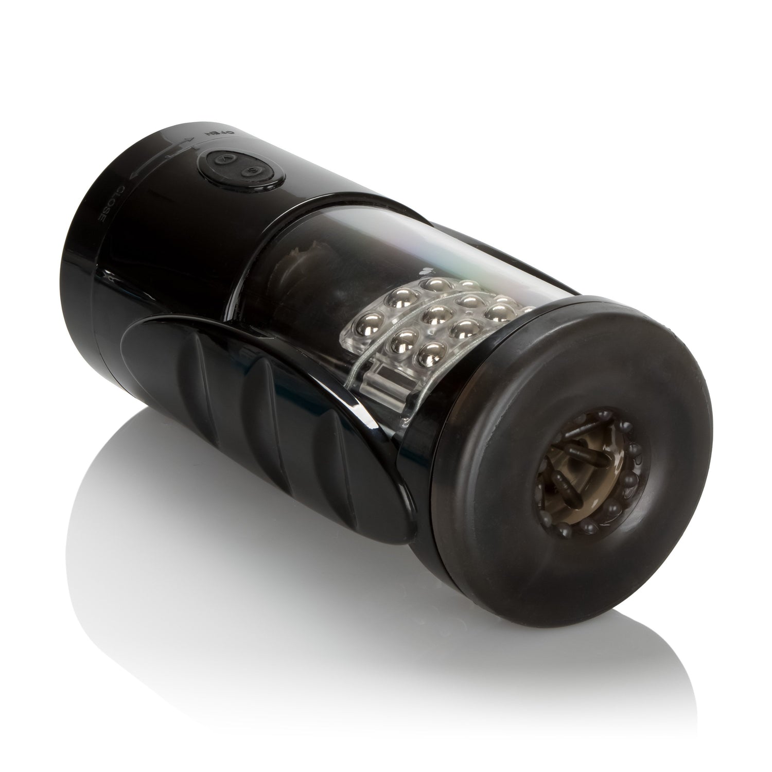 California Exotics - Optimum Power Ultimate Power Stroker Beaded Masturbator (Black) CE1616 CherryAffairs