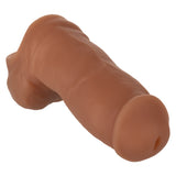 California Exotics - Packer Gear Ultra Soft Silicone STP Hollow Dildo 5" (Brown) CE1930 CherryAffairs