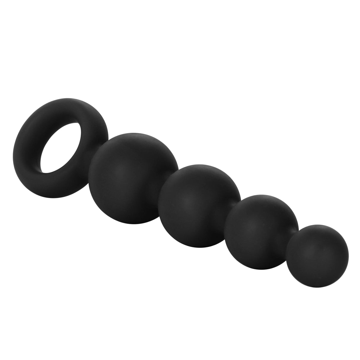 California Exotics - Silicone Booty Anal Beads (Black) CE1911 CherryAffairs