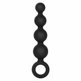 California Exotics - Silicone Booty Anal Beads (Black) CE1911 CherryAffairs