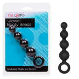 California Exotics - Silicone Booty Anal Beads (Black) CE1911 CherryAffairs