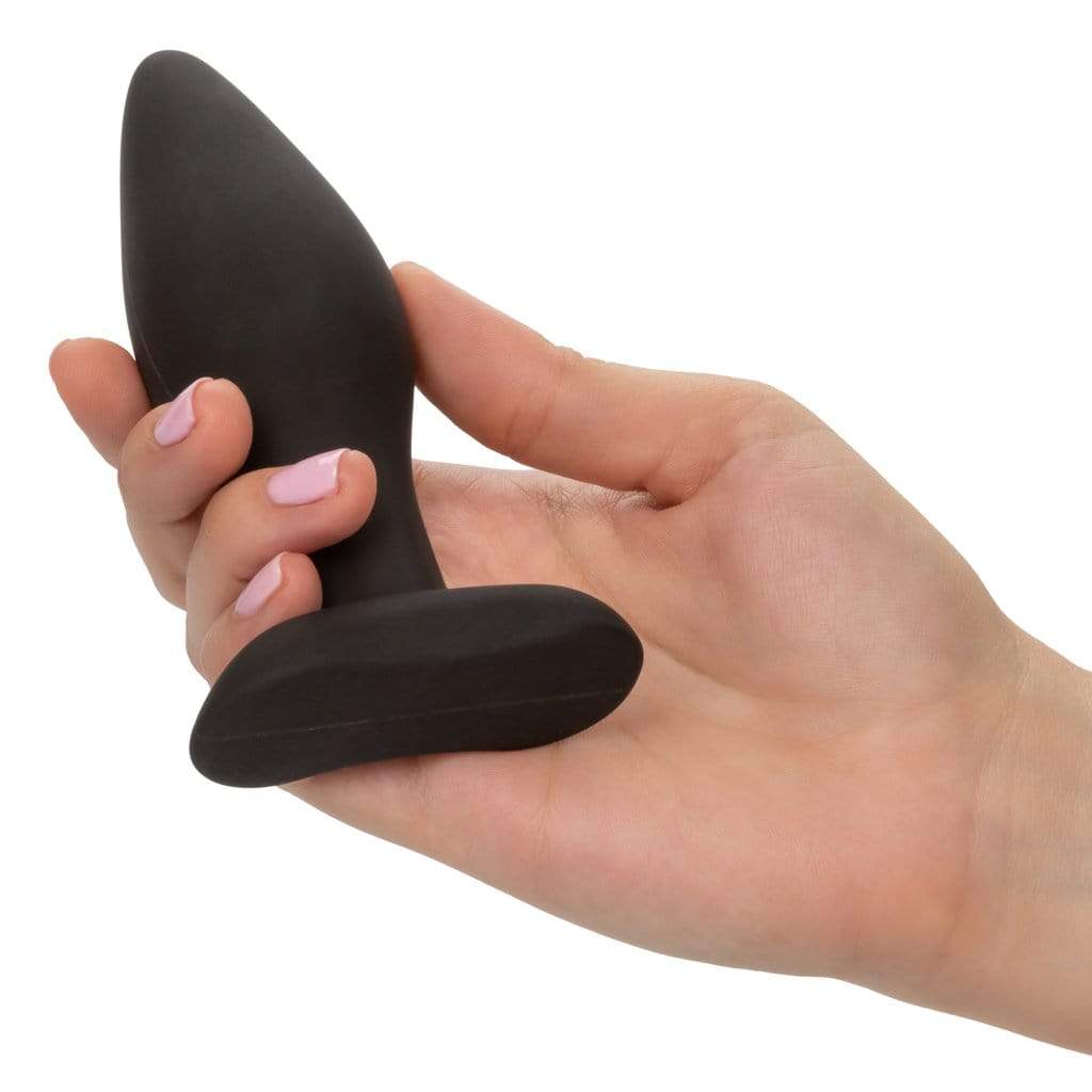 California Exotics - Silicone Flanged Based Anal Exerciser Kit (Black)    Anal Kit (Non Vibration)