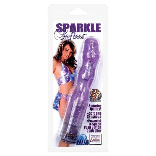 California Exotics - Sparkle Softees G Vibrator (Purple) CE1196 CherryAffairs