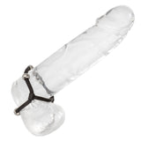 California Exotics - Steel Beaded Dual Silicone Maximizer Dual Cock Ring (Black) CE1941 CherryAffairs