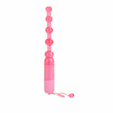 California Exotics - Waterproof Vibrating Pleasure Anal Beads (Pink) CE1902 CherryAffairs