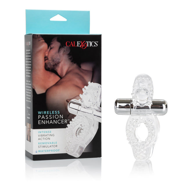 California Exotics - Wireless Passion Enhancer Vibrating Cock Ring (Clear) CE1604 CherryAffairs