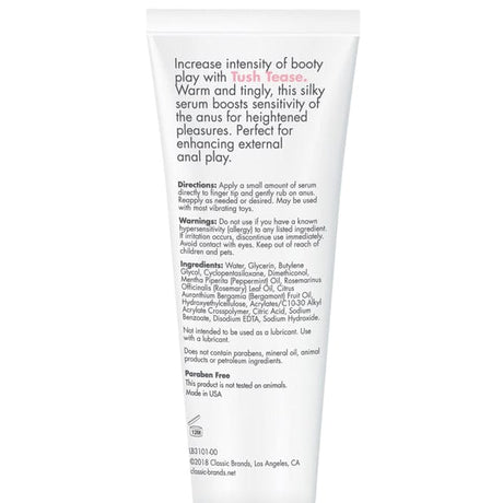 Classic Erotica - CGC Tush Tease Anal Stimulant Serum 20ml CLE1036 CherryAffairs