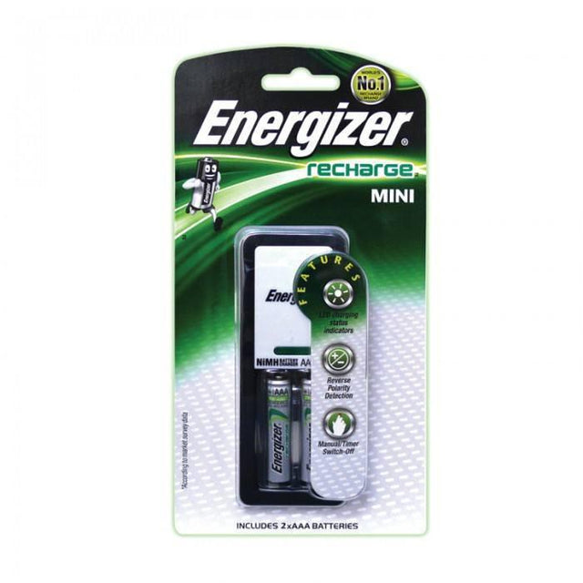 Energizer - Recharge CH2PC3 Mini Charger 2 AAA EG1013 CherryAffairs