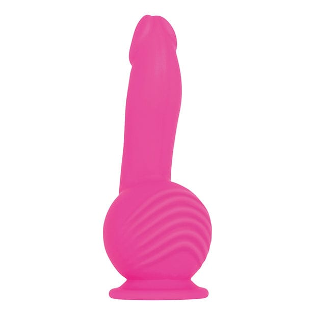 Evolved - Ballistic Silicone Rechargeable Dildo Vibrator (Pink) EV1014 CherryAffairs
