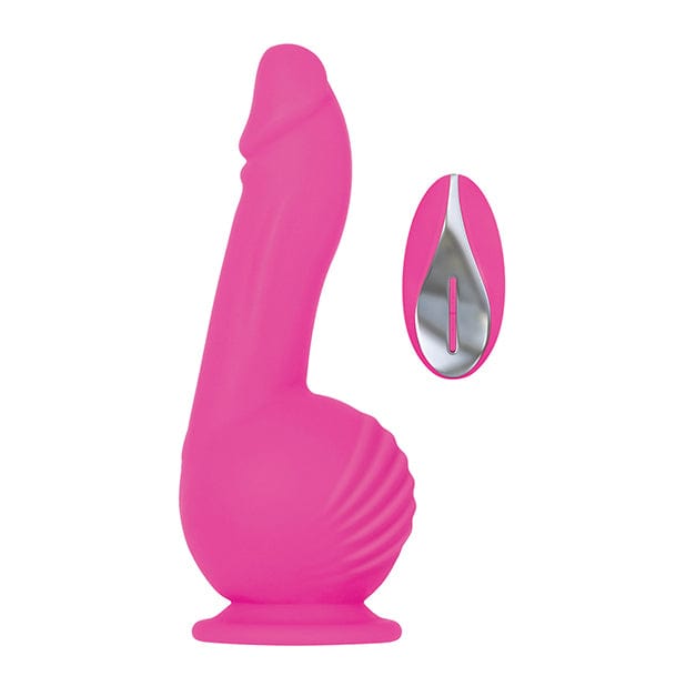 Evolved - Ballistic Silicone Rechargeable Dildo Vibrator (Pink) EV1014 CherryAffairs
