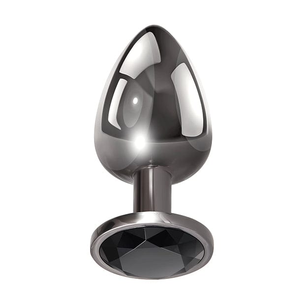 Evolved - Black Gem Metal Anal Plug Set (Silver) EV1015 CherryAffairs