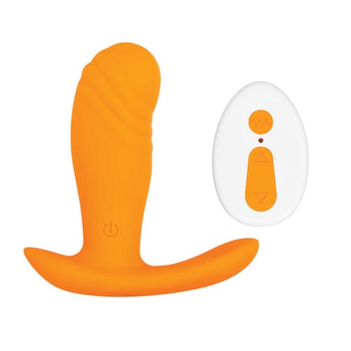 Evolved - Creamsicle Remote Control Silicone Vibrating Anal Plug (Orange) EV1021 CherryAffairs