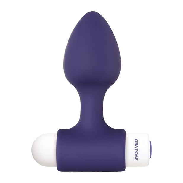 Evolved - Dynamic Duo Rechargeable Bullet Anal Plug (Purple/White) EV1022 CherryAffairs