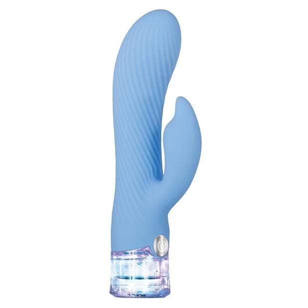 Evolved - Glitteriffic Rechargeable Rabbit Vibrator (Blue) EV1008 CherryAffairs