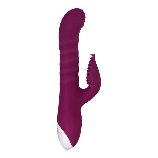 Evolved - Lovely Lucy Thrusting Spinning Rabbit Vibrator (Purple) EV1044 CherryAffairs