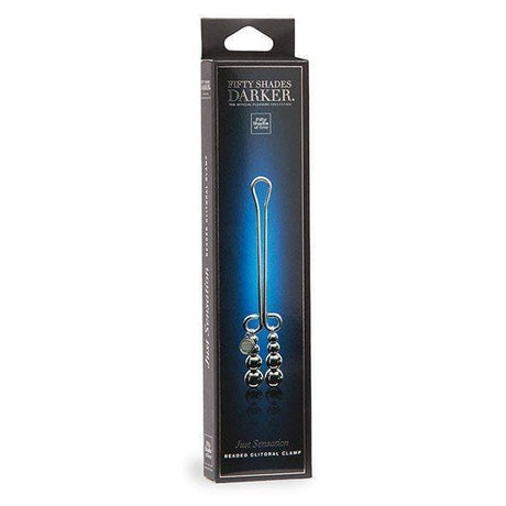 Fifty Shades Darker - Just Sensation Beaded Clitoral Clamp - CherryAffairs.sg
