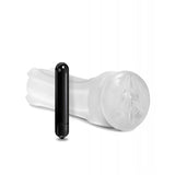 Happy Ending - Shower Stroker Vibrating Cup Masturbator Pussy (Clear)    Masturbator Soft Stroker (Vibration) Non Rechargeable