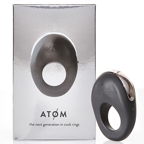 Hot Octopuss - Atom Rechargeable Silicone Cock Ring (Black) HO1006 CherryAffairs