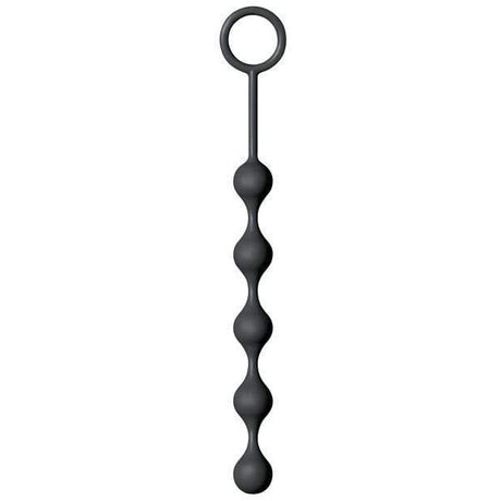 Icon Brands - S Drops Silicone Anal Beads (Black) IB1014 CherryAffairs