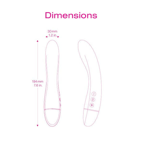 Intimina - Raya Personal Massager G Spot Vibrator (Pink) ITM1009 CherryAffairs