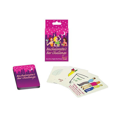 Kheper Games - Bachelorette's Bar Challenge Card Game (Pink) KG1052 CherryAffairs