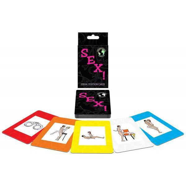 Kheper Games - International Sex! Sexual Position Card Game (Black) KG1073 CherryAffairs