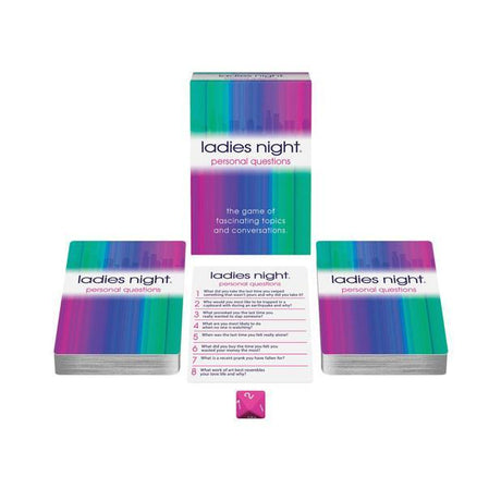 Kheper Games - Ladies Night Personal Questions Card Game (White) KG1042 CherryAffairs