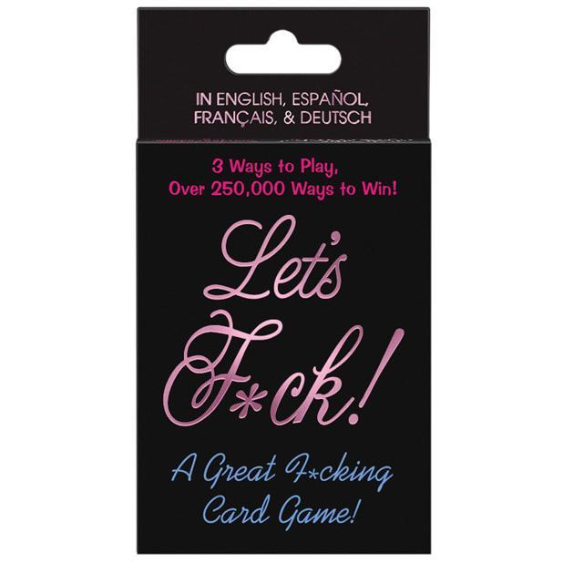 Kheper Games - Let's F*ck Card Game (Black) KG1062 CherryAffairs