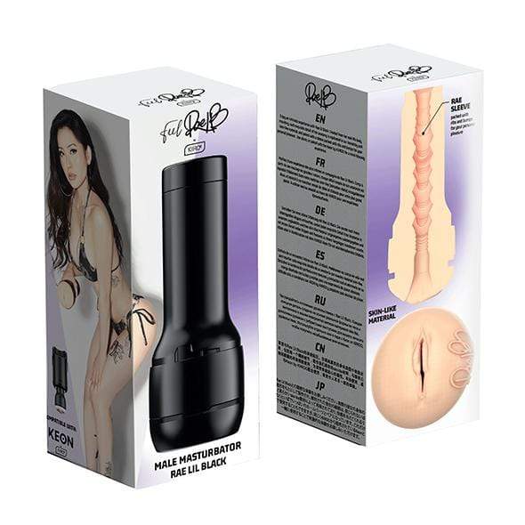 Kiiroo - Stars Collection Strokers Feel Raw Lil Black Masturbator (Black) KR1027 CherryAffairs