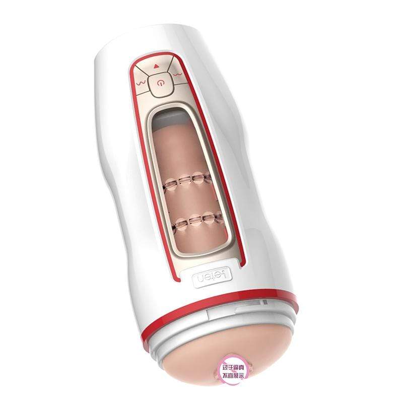 Leten - Automatic Thrusting Male Masturbator with Moaning Sound (White) LET1016 CherryAffairs