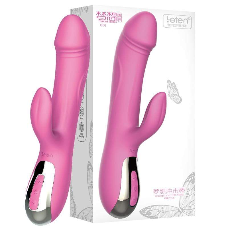 Leten - Automatical Strong Thrusting Rabbit Vibrator (Pink) LET1017 CherryAffairs