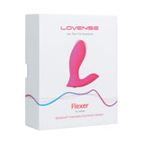 Lovense - Flexer App-Controlled Panties Vibrator (Pink)    Panties Massager Remote Control (Vibration) Rechargeable