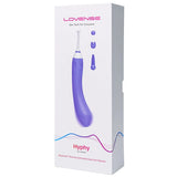 Lovense - Hyphy App-Controlled Dual End Vibrator (Purple)    Clit Massager (Vibration) Rechargeable