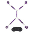 Lux Fetish - 7 Piece Bed Spreader Playful Restraint System LXF1004 CherryAffairs