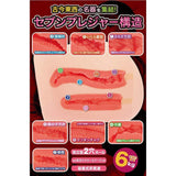 Maccos Japan - Hobomeko Double Hole Masturbator 6kg (Beige) MJP1003 CherryAffairs