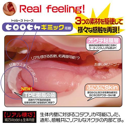 Magic Eyes - The Mouth of Truth Sweet Bites Mouth Masturbator (Beige) MG1042 CherryAffairs