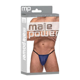 Male Power - Diamond Mesh Posing Strap Underwear O/S (Blue)    Gay Pride Underwear