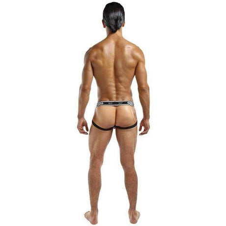 Male Power - Jock Ring Underwear Small (White) - CherryAffairs.sg