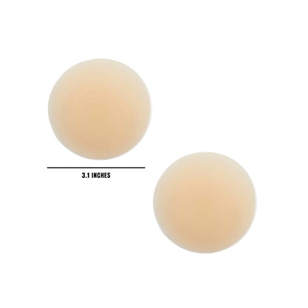 Neva Nude - Ice Queen Skin Invisible Reusable Silicone Pasties Nipple Covers O/S (Nude)    Nipple Covers