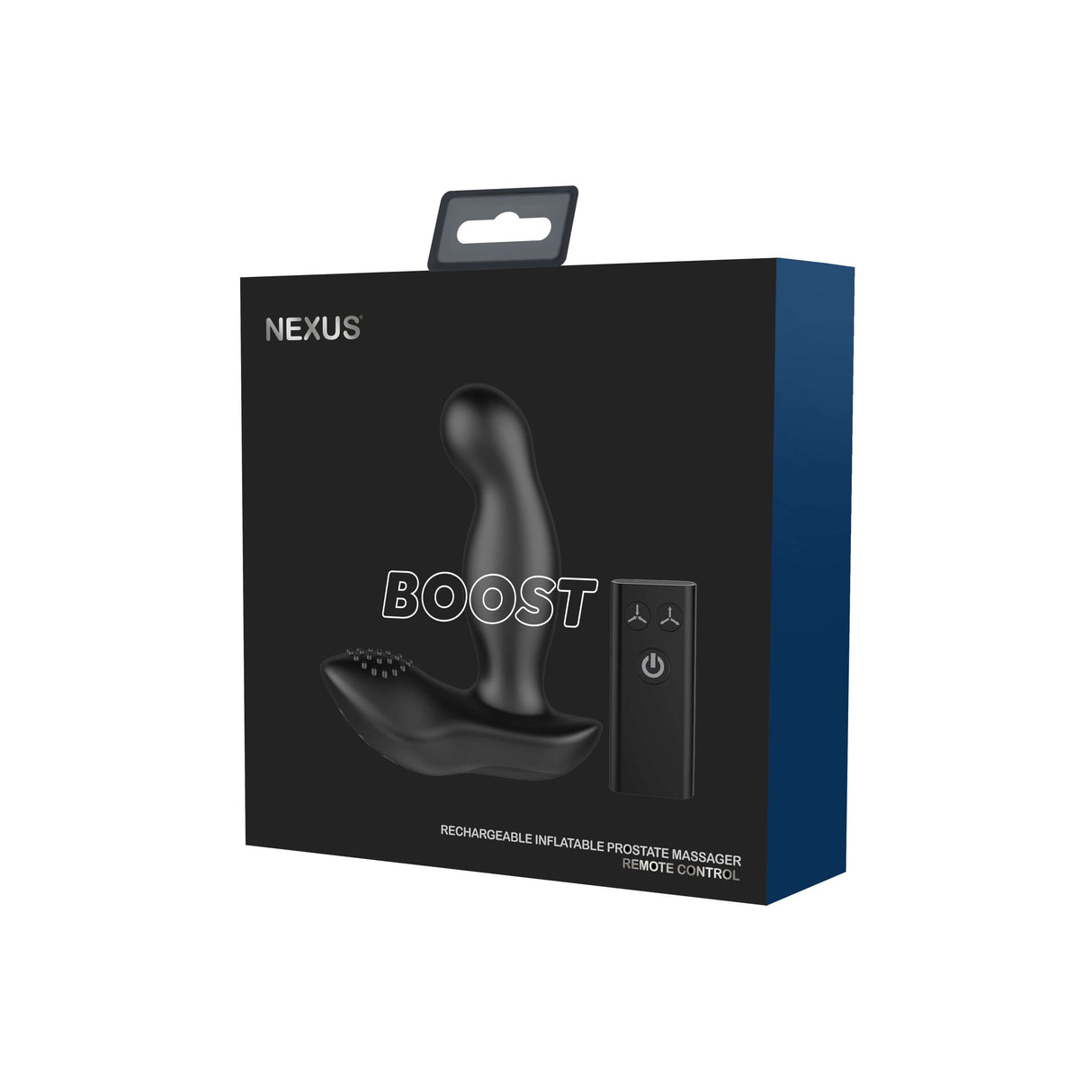 Nexus - Boost Rechargeable Inflatable Prostate Massager with Remote Control (Black) NE1067 CherryAffairs