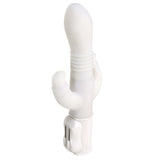 NPG - Thin White Cock Triple Slim Swing Rabbit Vibrator (White) NPG1177 CherryAffairs