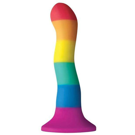 NS Novelties - Colours Pride Edition Silicone Wave Dildo 6" (Multi Colour) NS1058 CherryAffairs