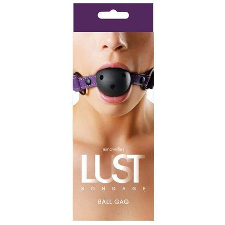 NS Novelties - Lust Bondage Ball Gag (Purple) NS1084 CherryAffairs