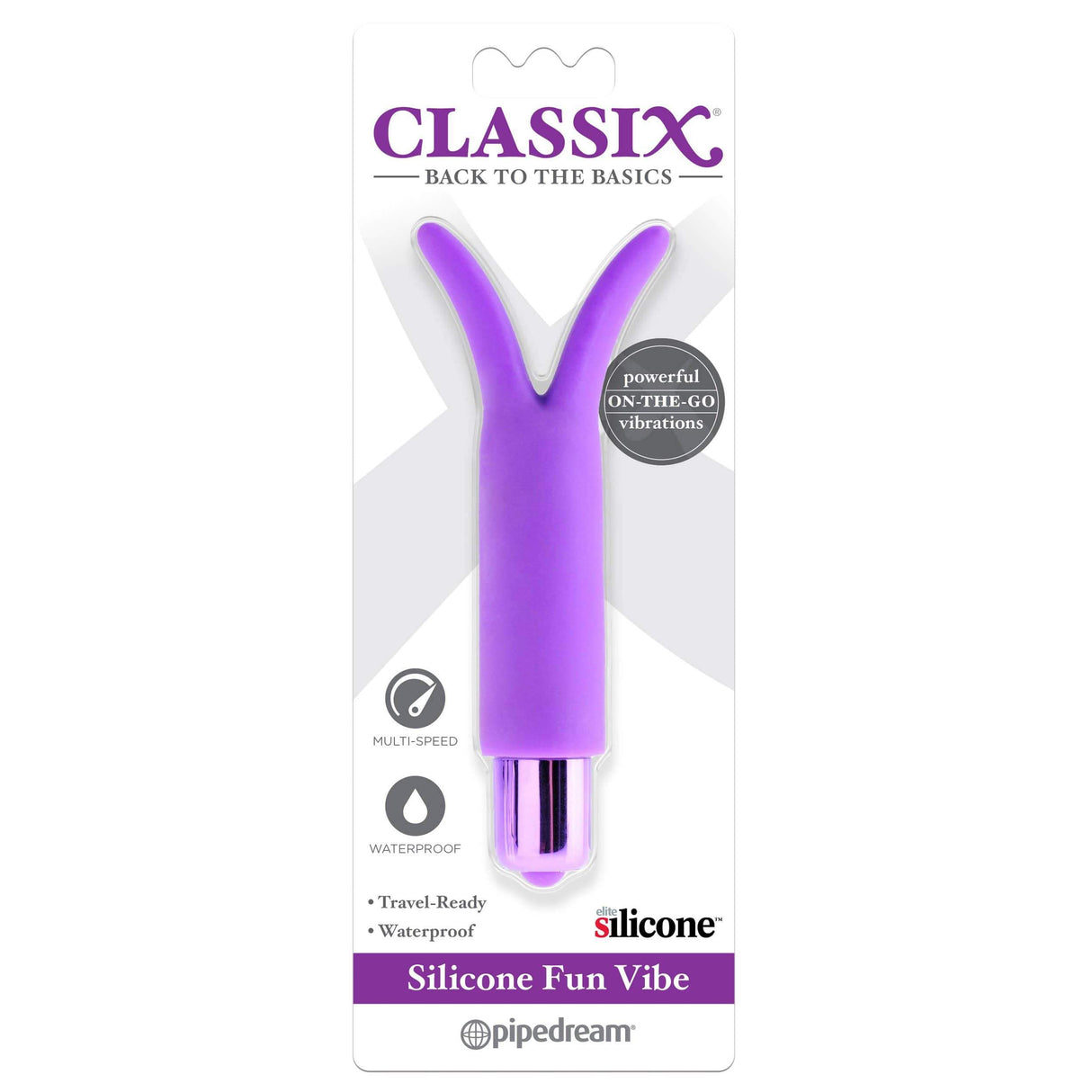 Pipedream - Classix Silicone Fun Bullet Vibrator (Purple) | CherryAffairs –  CherryAffairs.sg