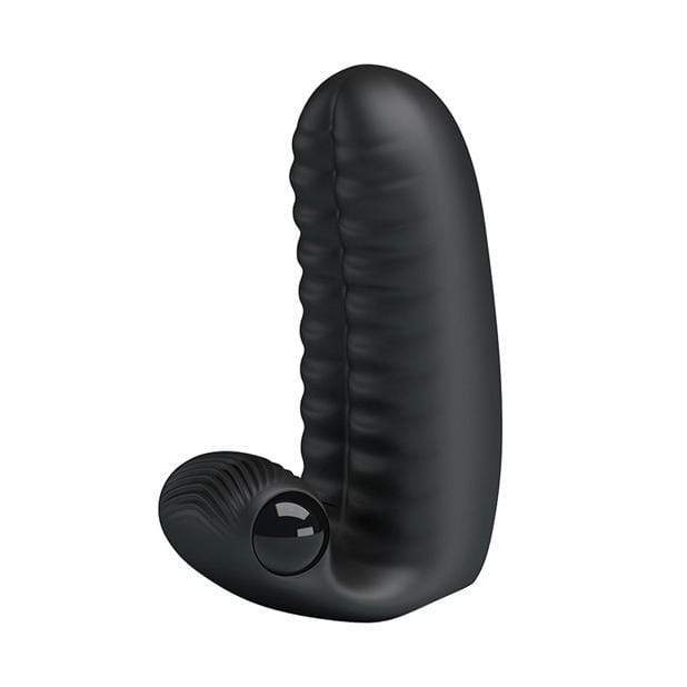 Pretty Love - Abbott Double Finger Sleeve Vibrator (Black) PL1107 CherryAffairs