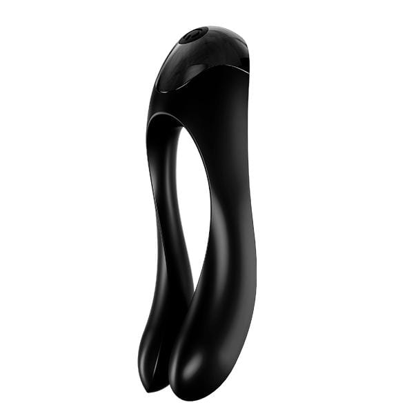 Satisfyer - Candy Cane Finger Vibrator (Black) STF1141 CherryAffairs