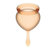 Satisfyer - Feel Good Menstrual Cup Set (Orange) STF1108 CherryAffairs