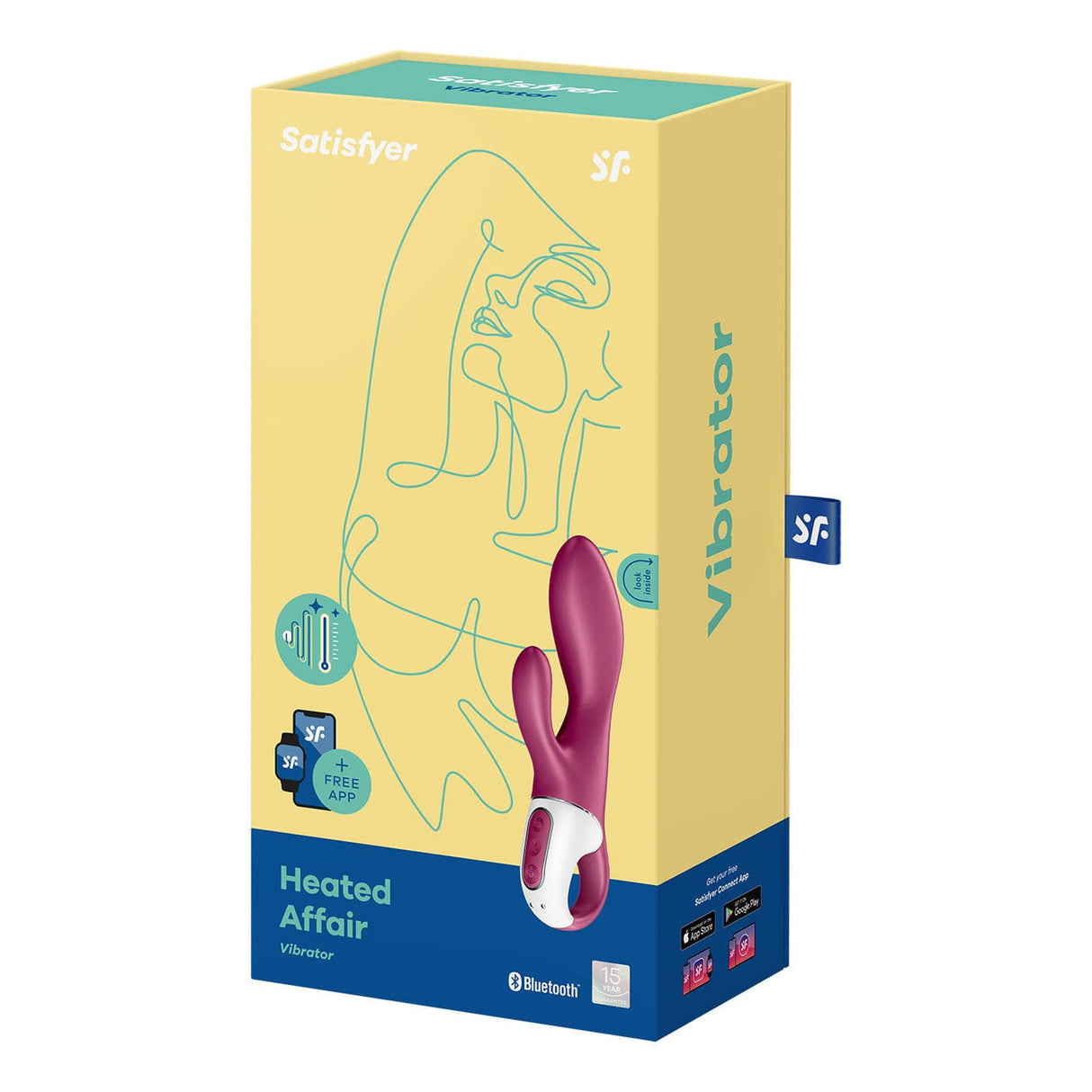 Satisfyer - Heated Affair G Spot Vibrator (Pink) STF1267 CherryAffairs