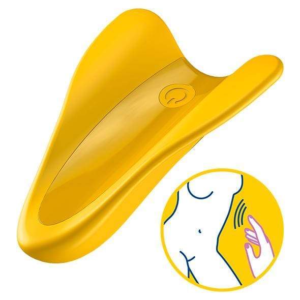 Satisfyer - High Fly Finger Vibrator (Yellow) STF1142 CherryAffairs