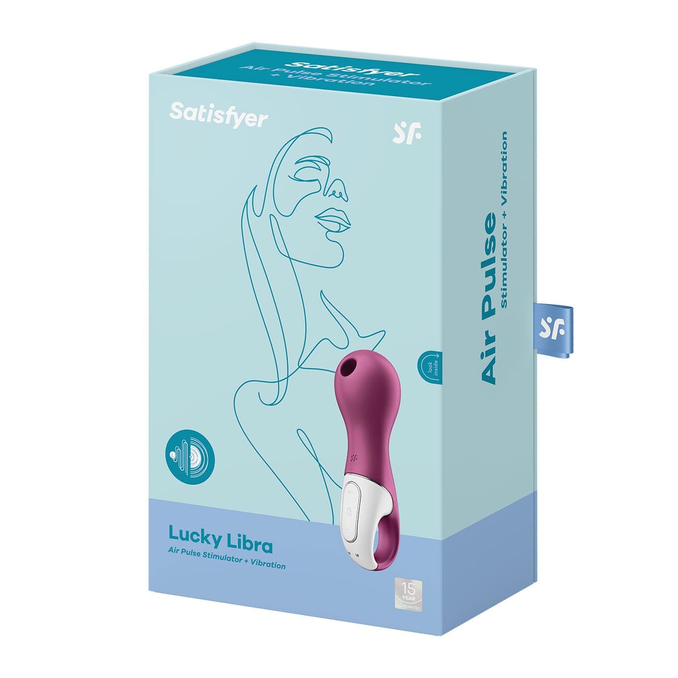 Satisfyer - Lucky Libra Air Pulse Clitoral Air Stimulator (Berry) STF1201 CherryAffairs